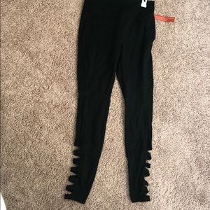 Brand new target leggings with cutouts